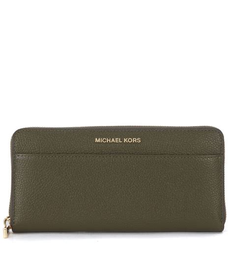 michael kors wallet green|olive green Michael Kors Wallet.